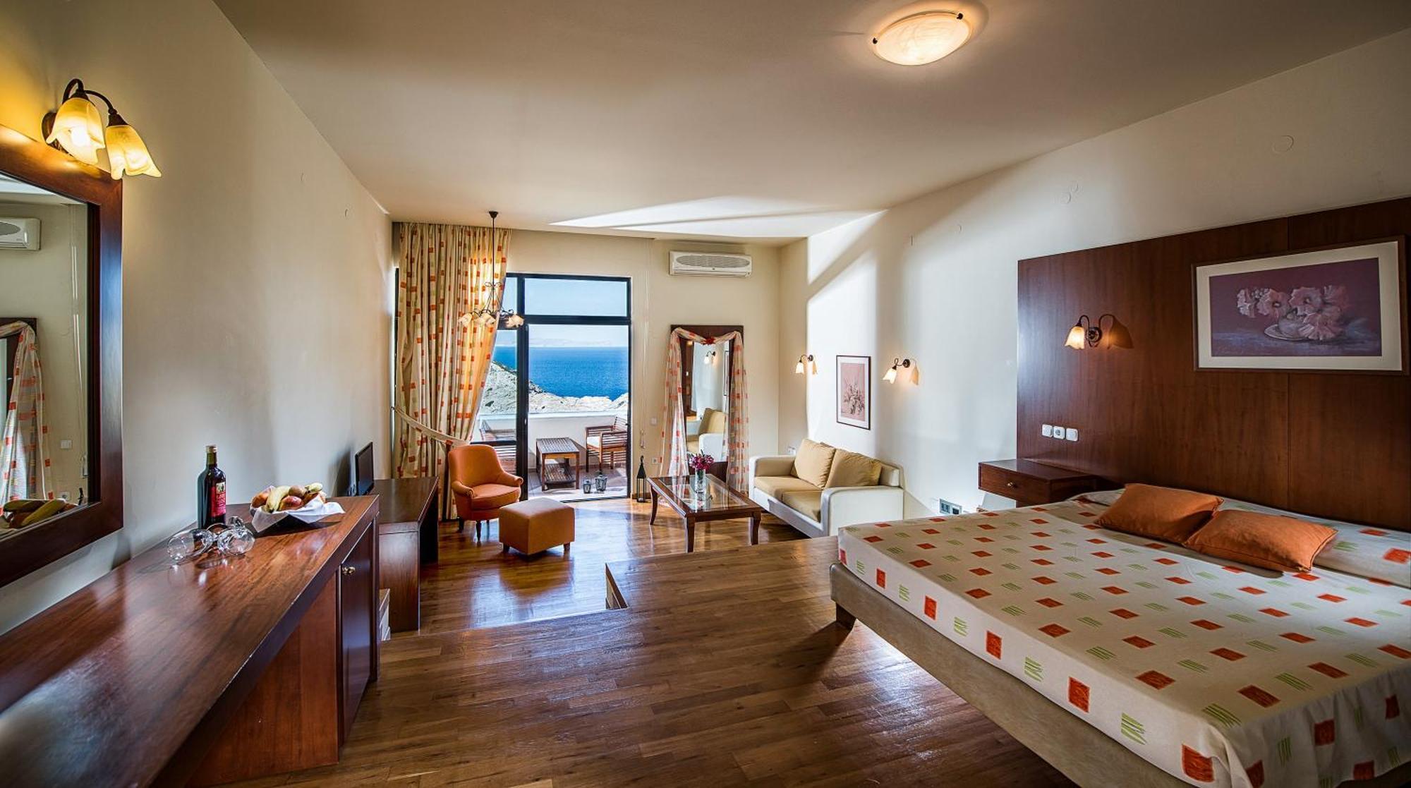 Junior suite met uitzicht op binnenland