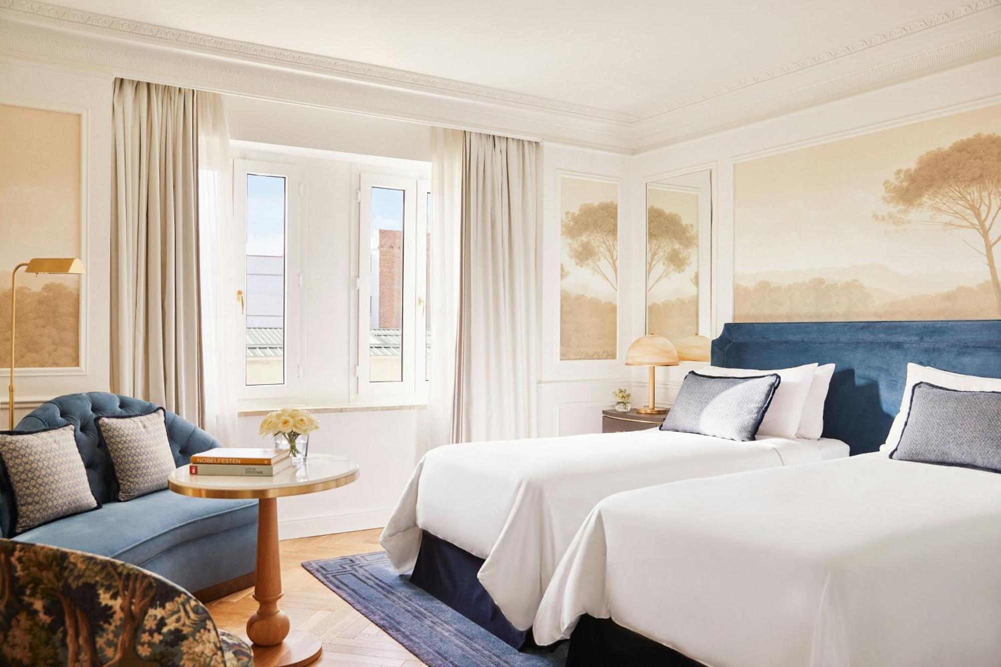 Chambre Lits Jumeaux Premium - Vue sur Fontaine de Neptune