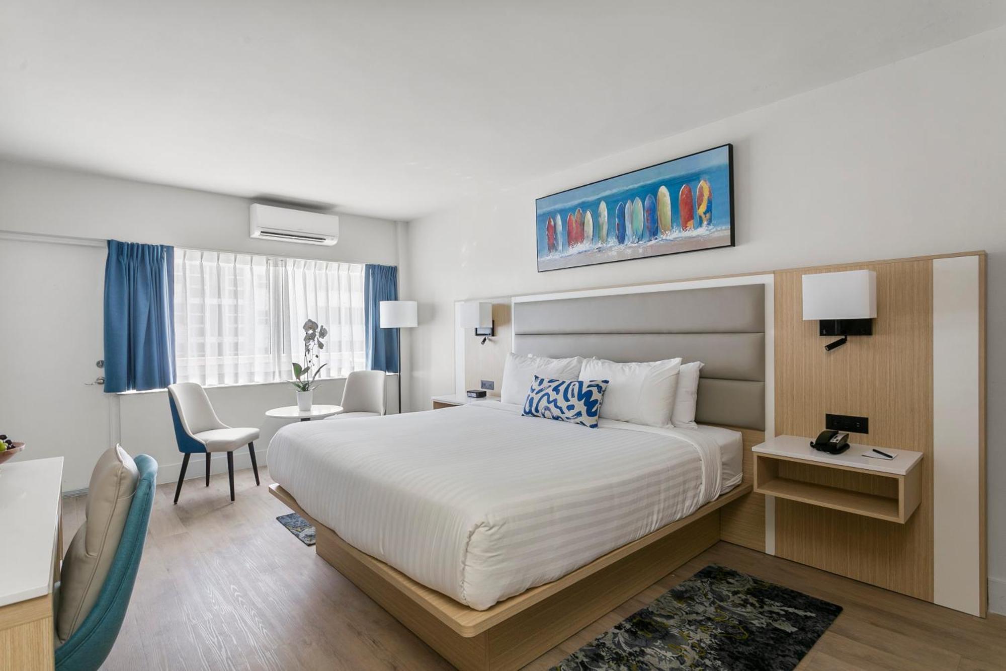 Quarto premium com cama king-size