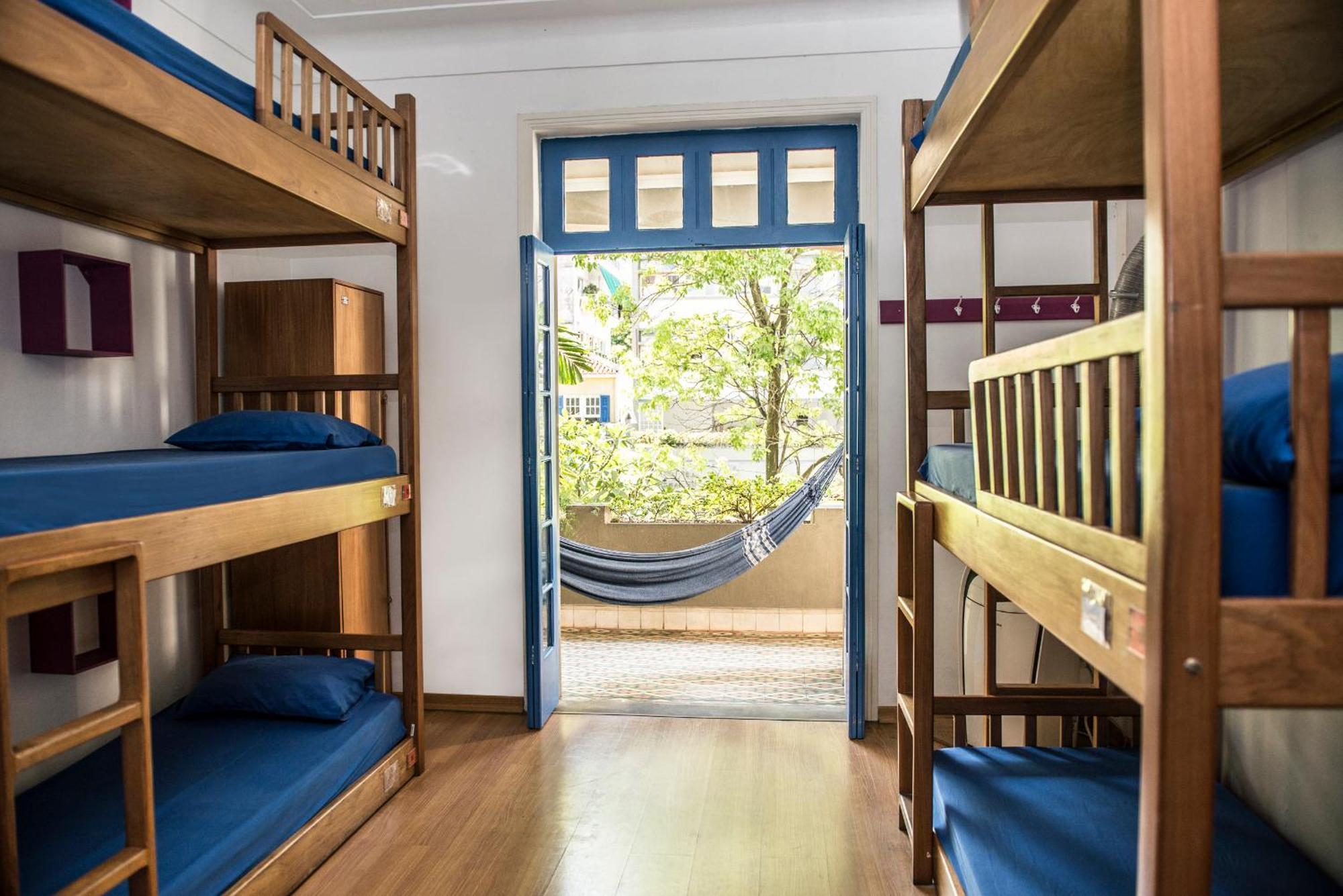 Bed in 6-Bed Female Dormitory Room with air conditioning