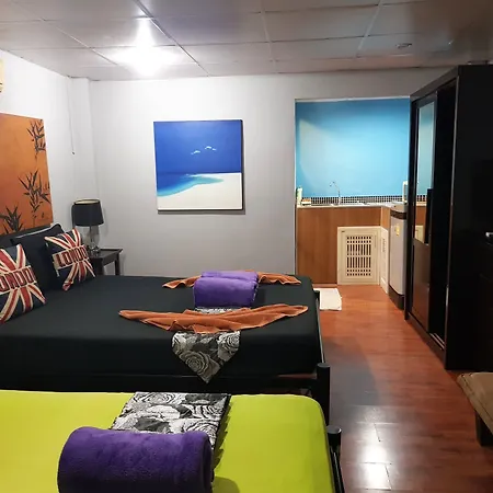 Zone6 Coworking Beach Apartment Old 2W Beach Hostel, Koh Samui-3