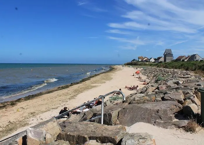 Beau Front de mer cosy accès direct plage St aubin sur mer