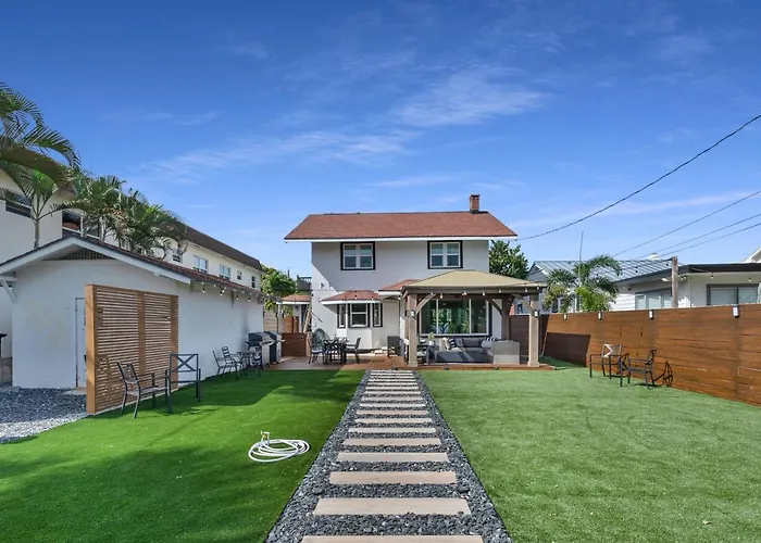 Historic Waterfront Estate With Yard & Modern Kitchen