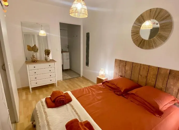 Appartement Cosy 1 chambre pour 2 pers - rénové - terrasse - parking