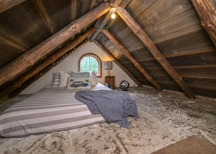 A Rustic Cabin In The Woods