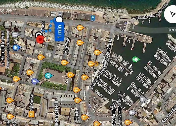 Place du marché Bastia centre avec entrée indép