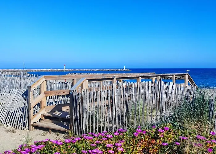 La Perle Bleue, 100 m de la plage, parking, wifi