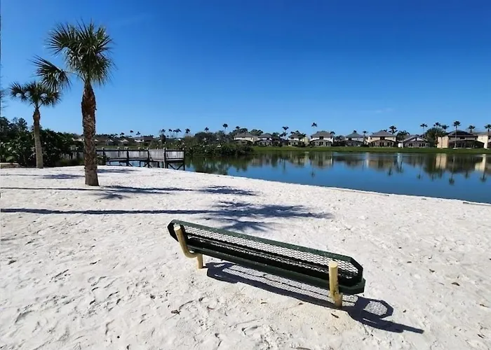 Relaxing, Private Family Home At Lake Berkley Resort, South Facing Pool, Near Disney, Seaworld
