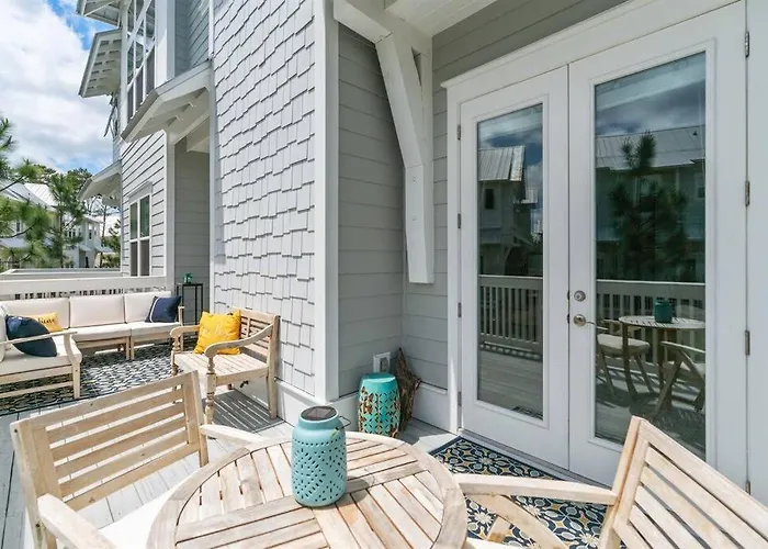 30A Top Rated! Heated Resort Pool+Golf Cart+Bikes+Bunks+Beach Gear