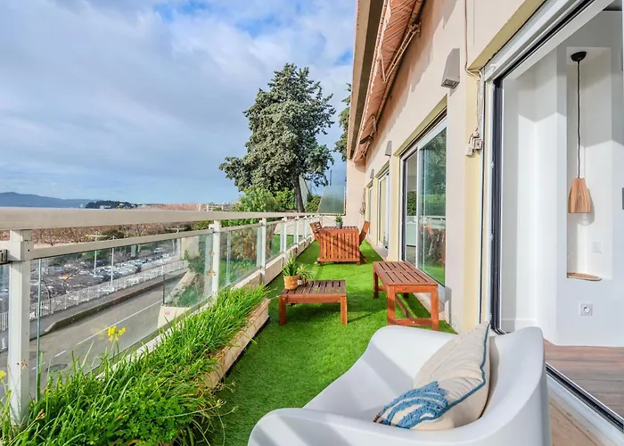 Grand Appartement Balcon Vue Mer 20M Plage Mourillon