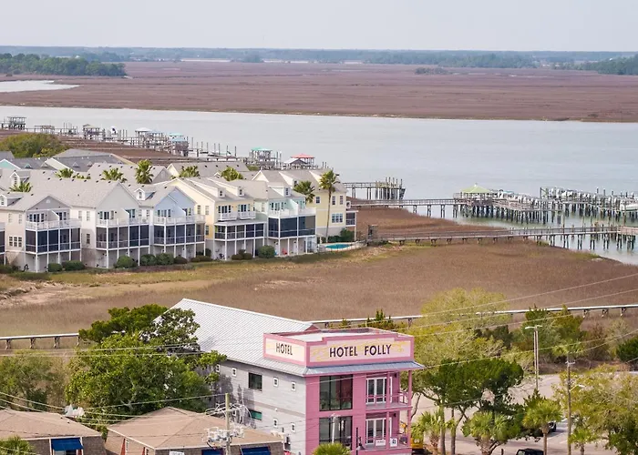 Hotel Folly With Marsh And Sunset Views