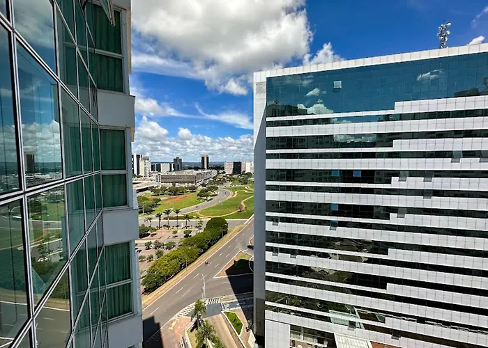 Flat Premium, Confortavel, Completo Para Familia Ou A Trabalho, Ao Lado Dos Ministerios E Esplanada, Lazer Completo E Academia, Em Saint Moritz Brasilia Hotel