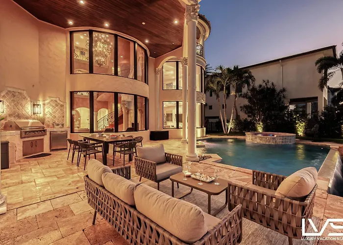 Villa Rhodes Palatial Waterfront Beach Estate