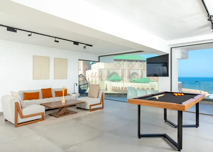 TheCasaEdition - Bel Azur - Sea View&Hassan II Mosqué Residency