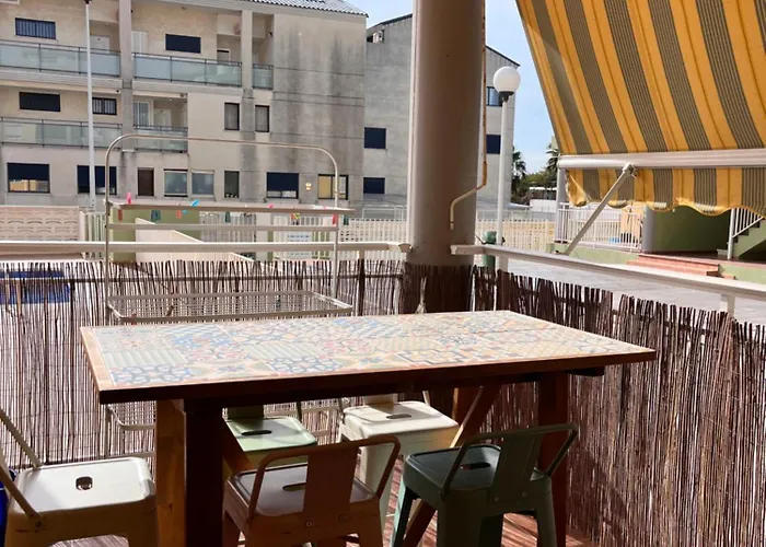 Apartamento con piscina 2 linea de playa con acc valencia