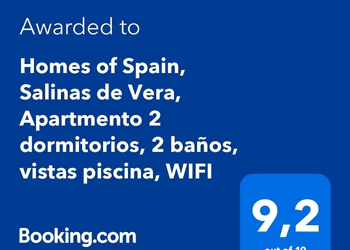 Homes of Spain, Salinas de Vera, Apartmento 2 dormitorios, 2 baños, vistas piscina, WIFI