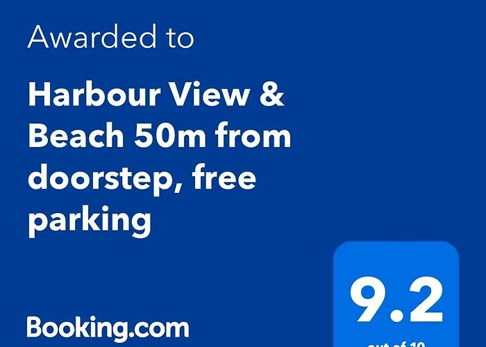 Harbour And River View, Beach 50M From Doorstep & Free Parking