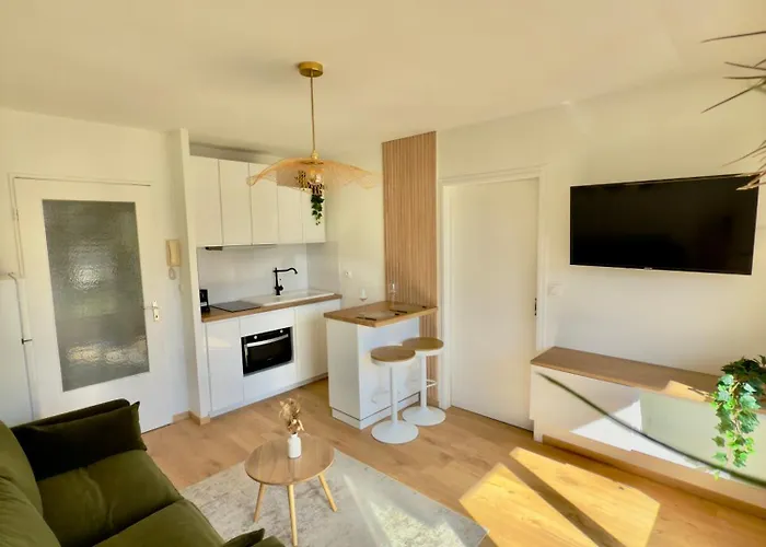 Appartement Cosy 1 chambre pour 2 pers - rénové - terrasse - parking