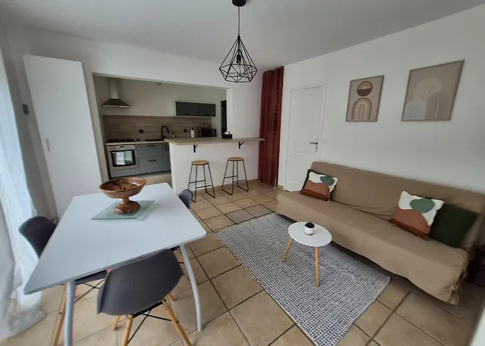 T3 Appt cosy au Calme avec Parking à 5min Plages