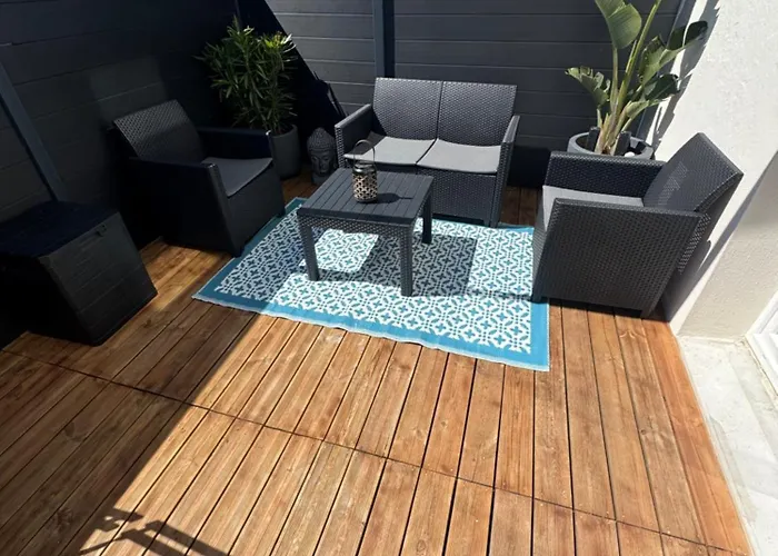 Logement avec jardin, 4 pers, parking