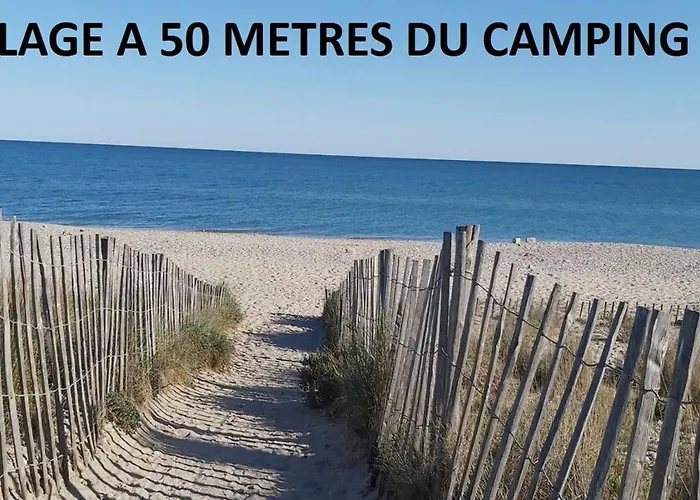 LES PIEDS DANS L'EAU A PALAVAS ! Mer à 50 m ! MHome 6 Pers climatisé T confort CAMPING 4 ETOILES