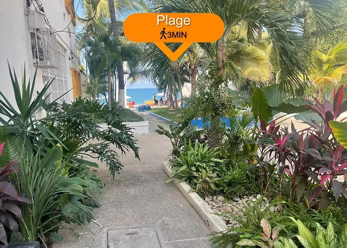 Le Petit Bonheur - Peaceful Rooftop - 3 Min Beach