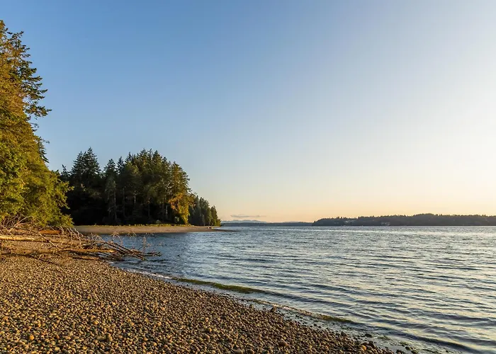 Beach Access & Views: Secluded Anderson Island Gem