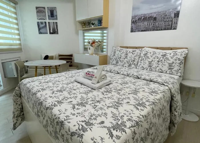 Sweet Retreat Studio Azure North By The Bali Corner At Azure North, Wavepool, Beach And Mount Arayat View