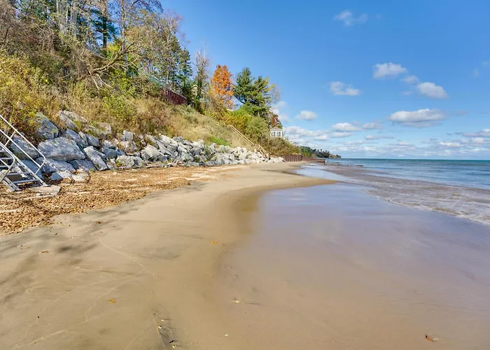 Lake Huron Vacation Rental W/ Private Beach!