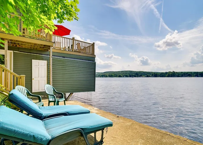 Waterfront Escape On Loon Lake: Private Beach!