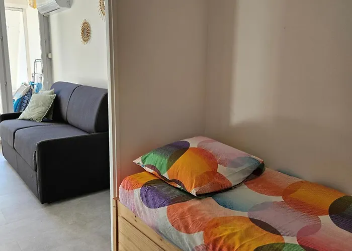Studio Cabine Clim Wifi Parking Draps - 1 Etoile - Self Check-In Possible