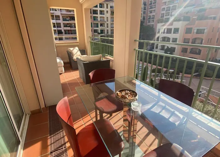 Monaco Fontvieille Elegant Apt - Luxury Terrace & Pool - Garden View