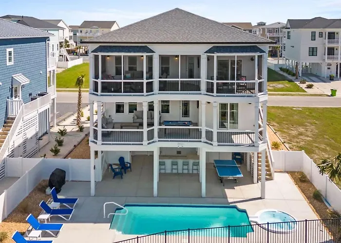 Coastal Sunset - Private Heated Pool, Spa, Close Walk To The Beach