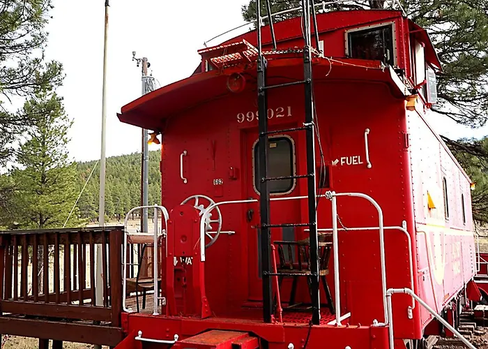 Historic Rail Caboose On Route 66