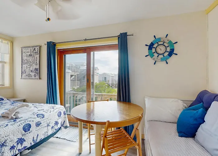 Haodc30 Romantic Hatteras Studio With Rooftop Ocean Views, Club Hatteras Access