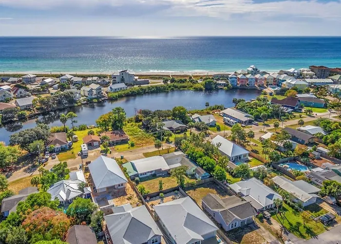 Blue Lagoon With Private Pool- Screened Porches Off Suites- 2 Blocks To Beach