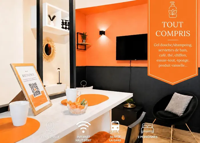 Le Terra Cosy - Élégant, Chaleureux&50m Gare