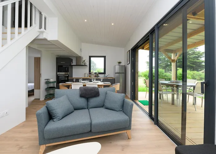 Gavrinis, 600m plage, parking, wifi