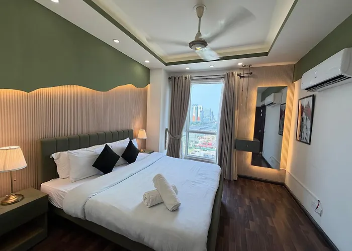 Designer One Bedroom Apartment With Balcony & Mountain Views Opposite Centaurus Mall Isb