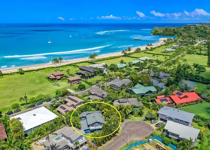 Hoaloha- Few Steps To Hanalei Bay, Hot Tub & Ac