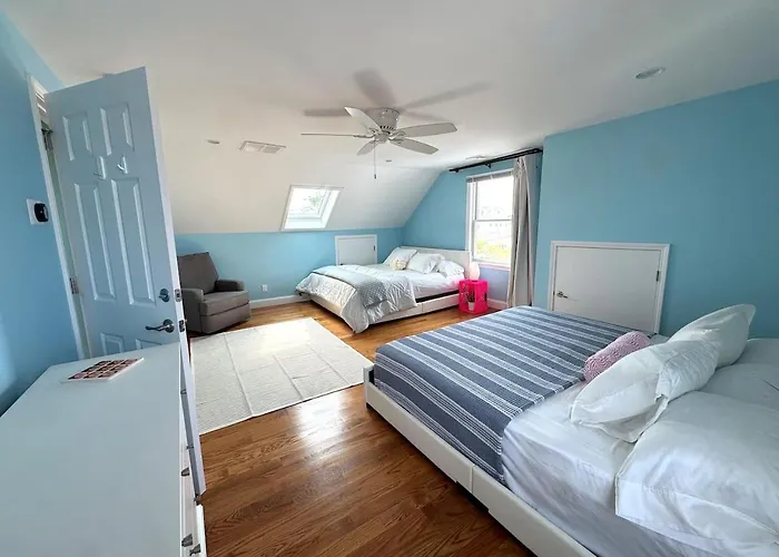 Bright Lavallette 4Br Private Yard Walk To Beach