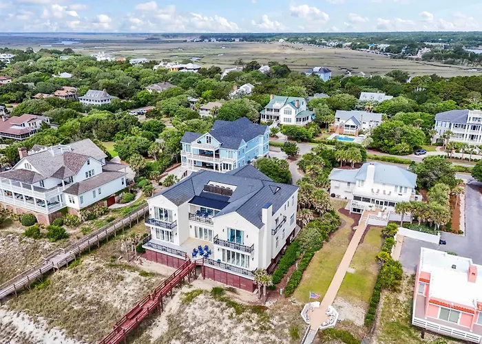 Oceanfront Debordieu Estate, Direct Beach Access
