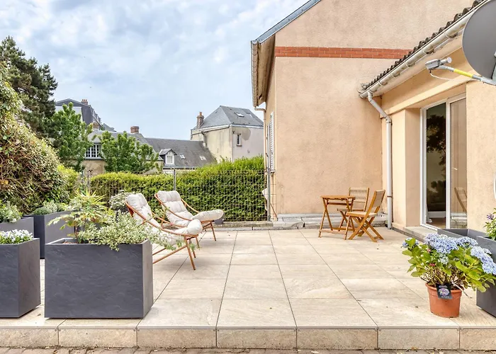 Sea View House With Terrasse In Veules Les Roses
