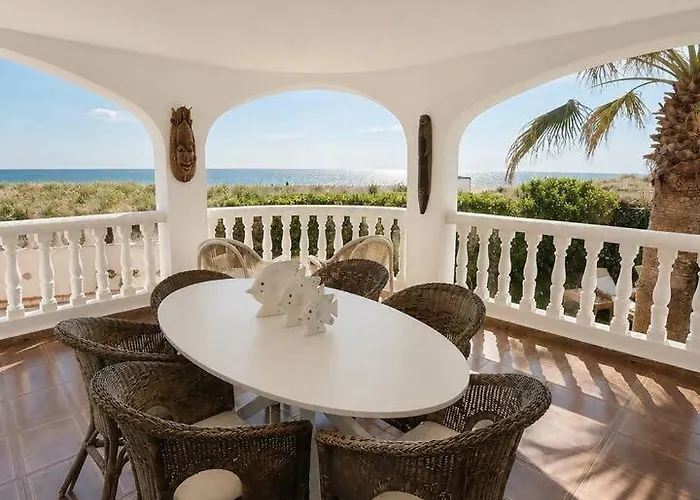 Primera Línea en Xeraco Playa · Terraza y Vistas