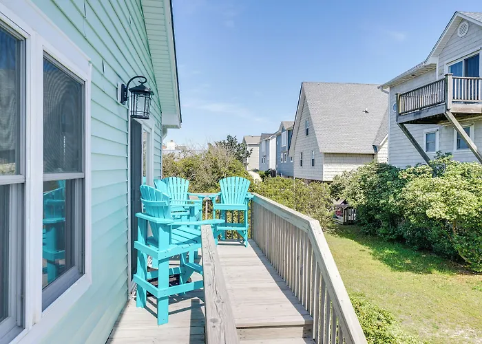 Charming Surf City Beach House - Walk To Ocean!