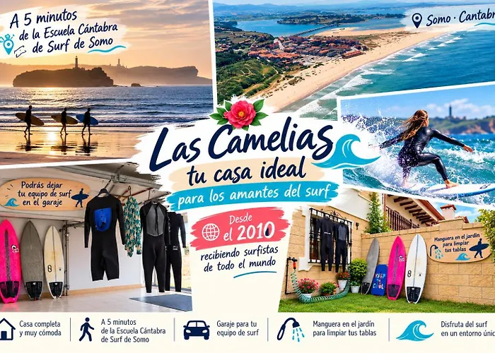 LAS CAMELIAS SOMO un lugar para desconectar!! Vistas al MAR!!